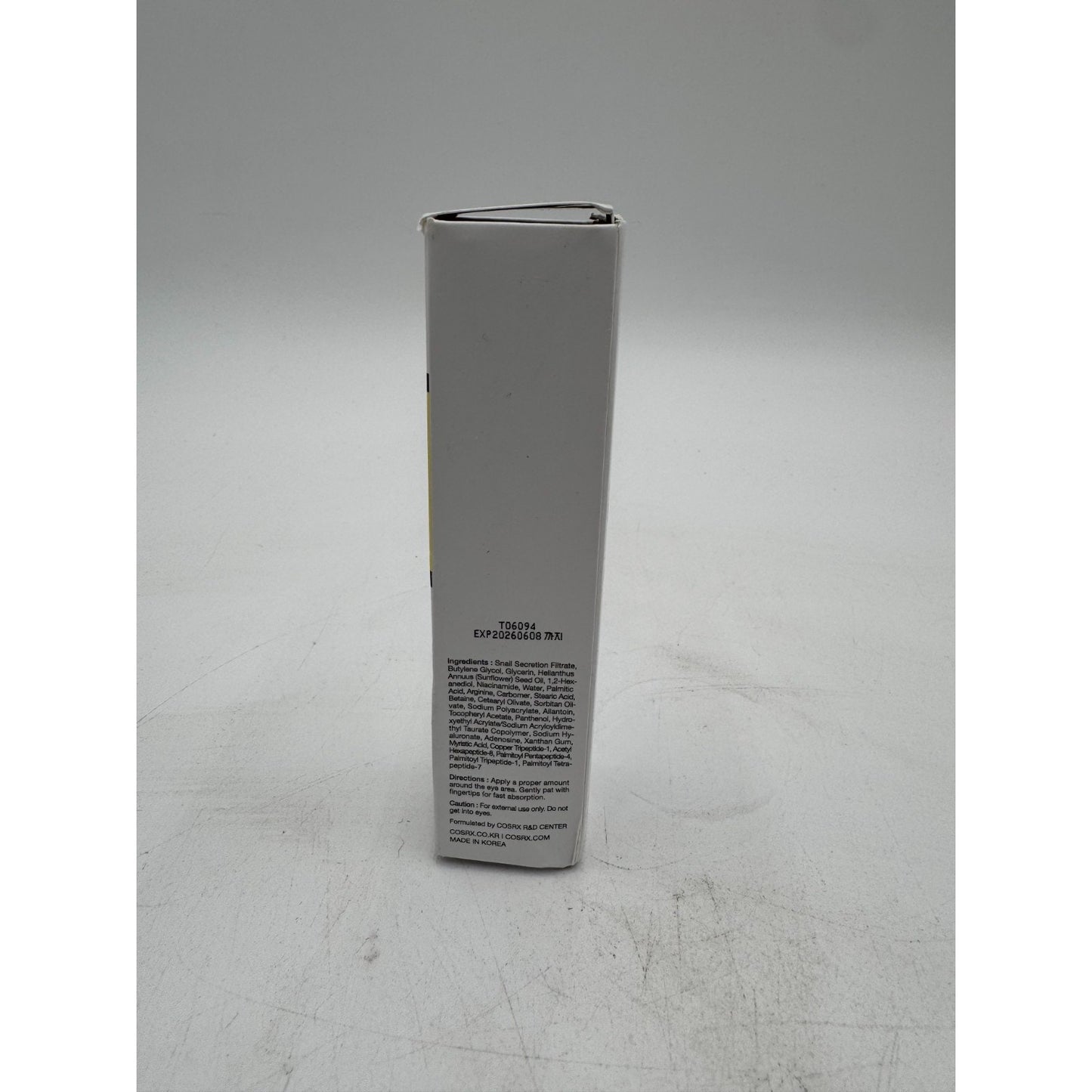 COSRX Advanced Snail Peptide Eye Cream Anti-Aging Dark Circles 0.84 fl oz / 25ml