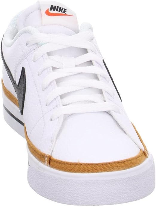 Nike Court Legacy (GS) – Size 6Y | Color: White/Black/Brown