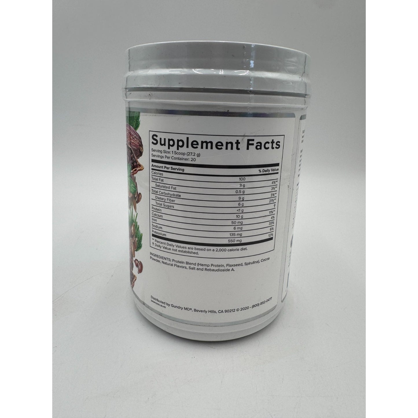 Gundry MD Pro Plant Complete Shake Chocolate Plant Protein Blend (20 Servings)