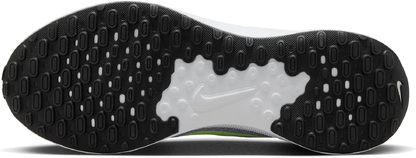 Nike Revolution 7 Size 12 / Wolf Grey Volt Smoke Grey Black