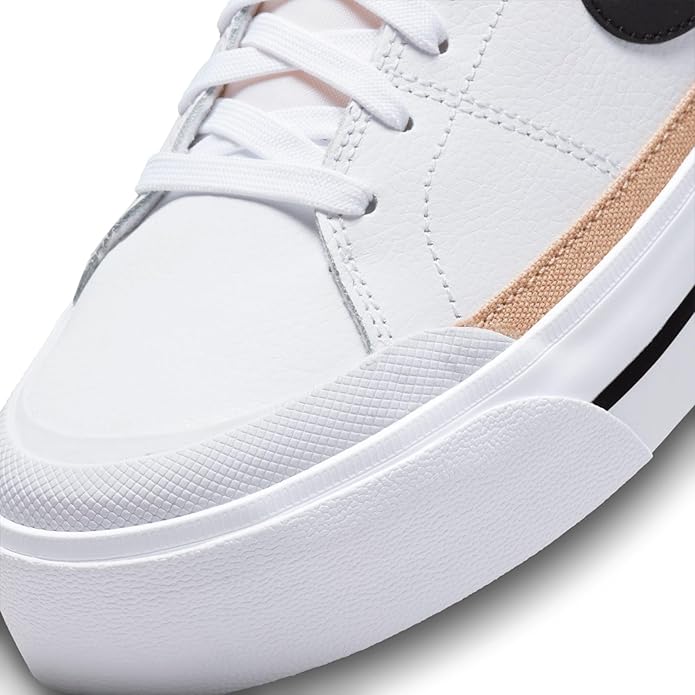 Women’s Nike Court Legacy Lift Size 8 / White / Black / Team Orange
