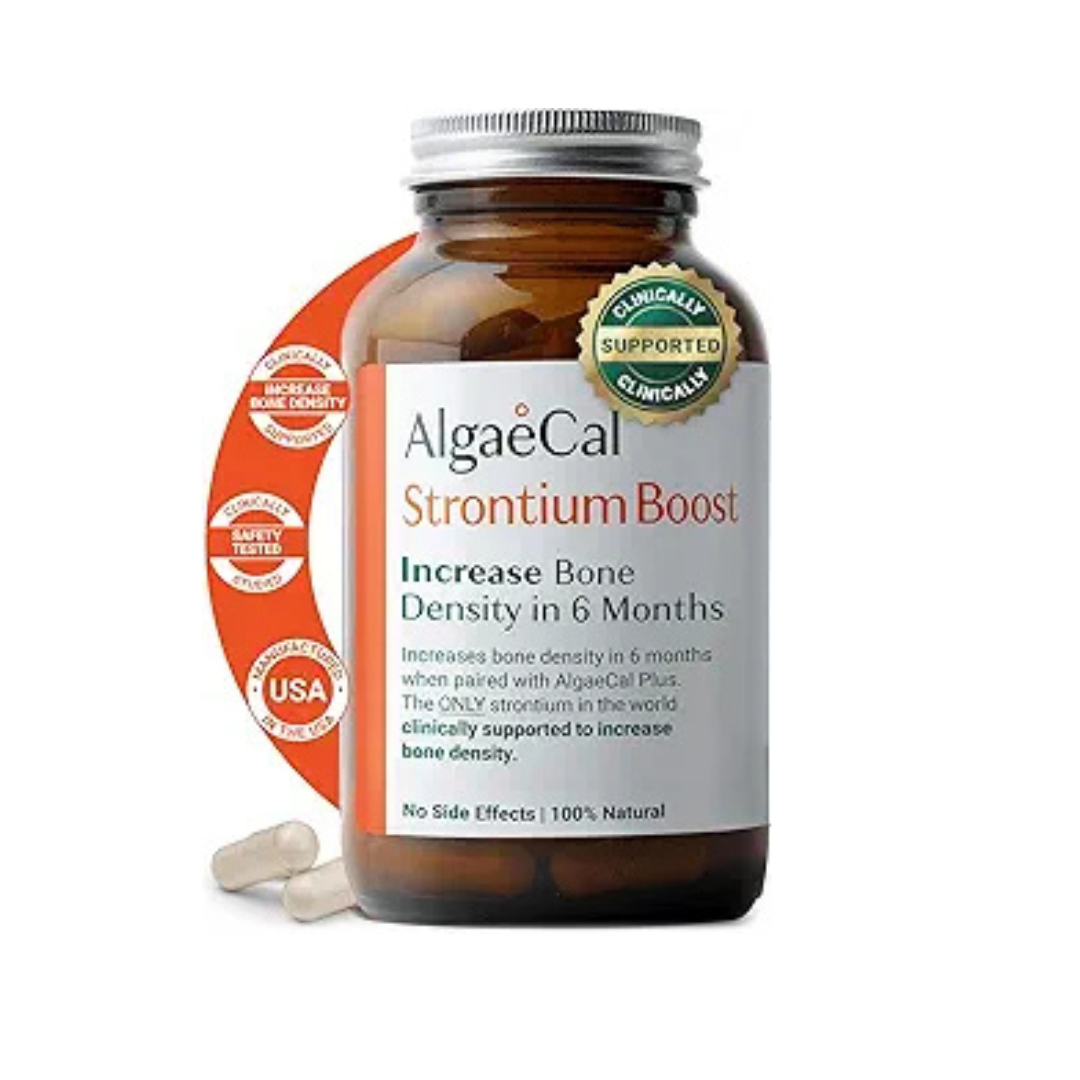 AlgaeCal Strontium Boost 60 Veggie Capsules