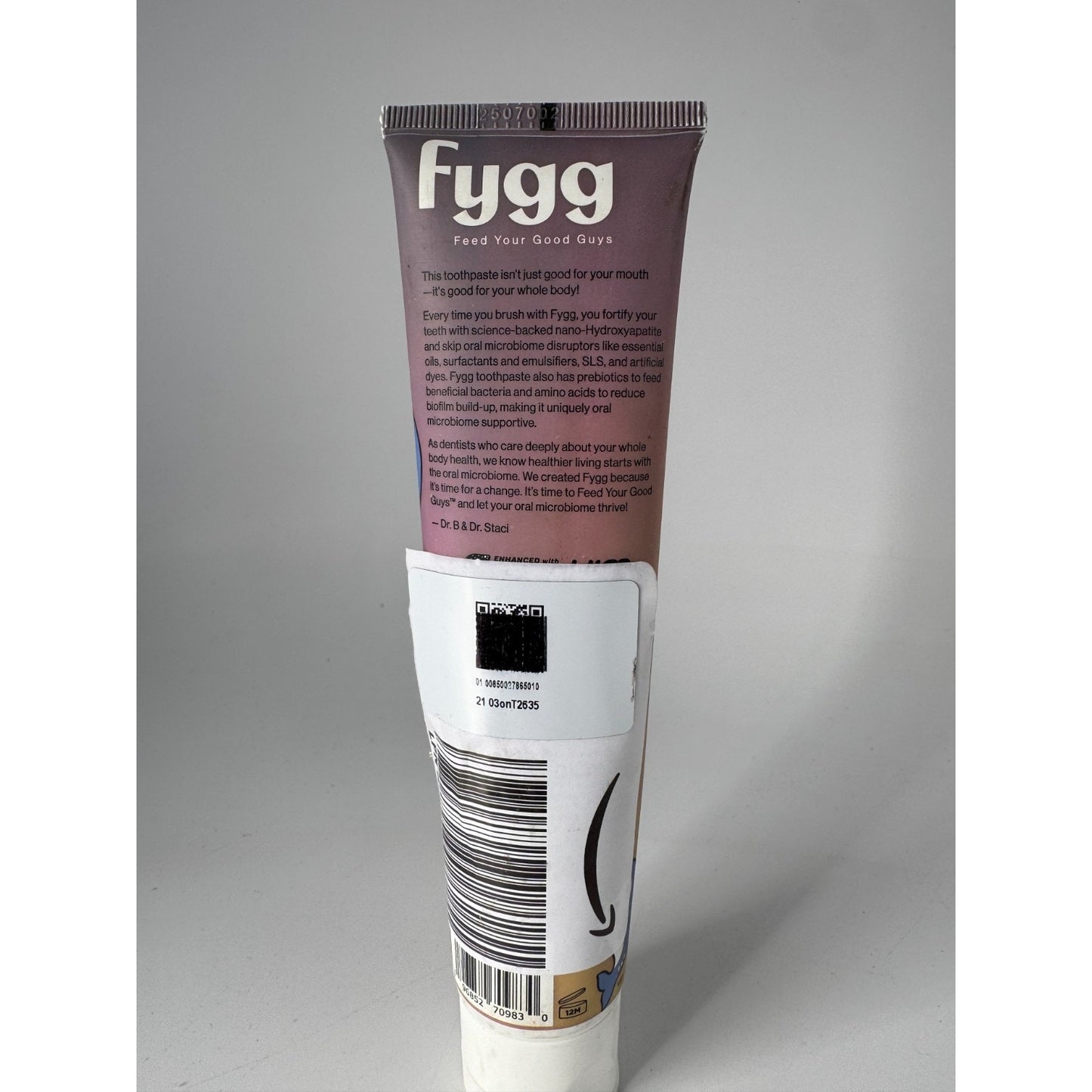 Fygg Vanilla Vibes Nano Hydroxyapatite Kids Toothpaste Fluoride Free - 4Oz