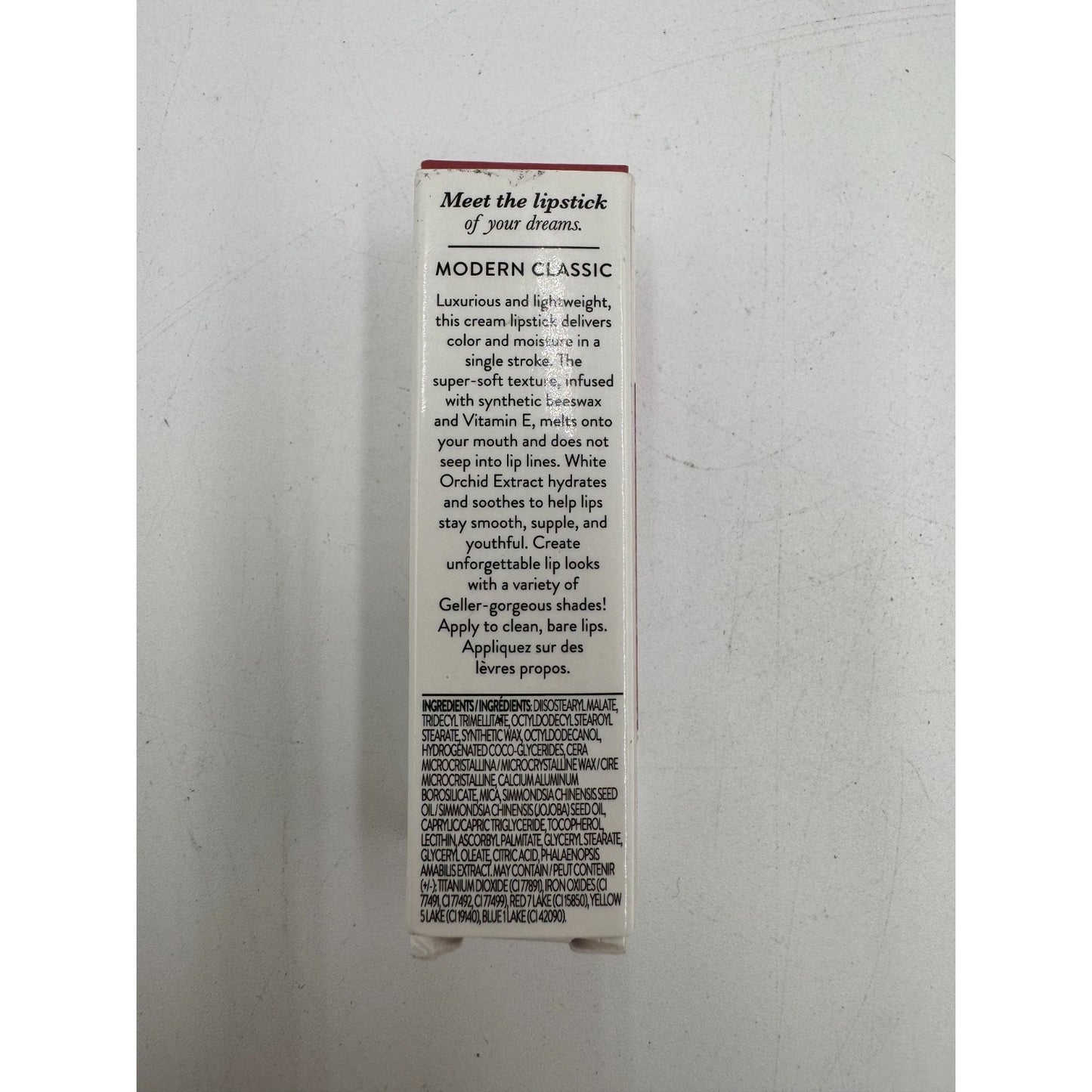 Laura Geller Modern Classic Cream Lipstick Pink Passion Long-Lasting - 0.12 Oz