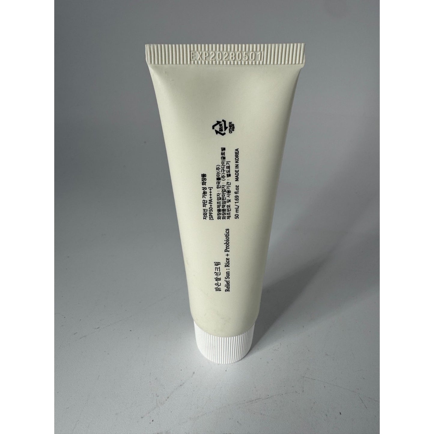 Beauty of Joseon Relief Sun Rice and Probiotics Organic Sunscreen SPF 50 1.69 Oz