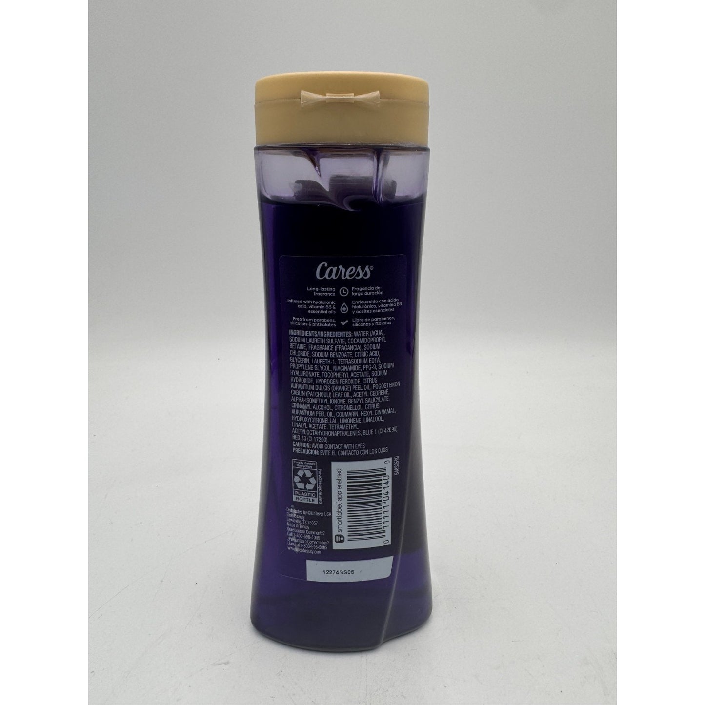 Caress Black Orchid & Patchouli Oil Body Wash Gel Long Lasting Fragrance 20 Oz