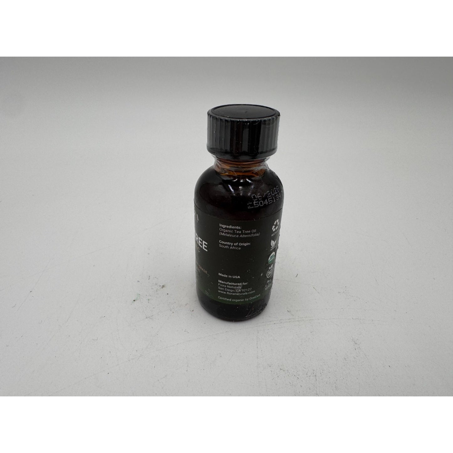 Fiora Naturals 100% Pure Organic Tea Tree Essential Oil for Skin & Hair 1 Fl Oz