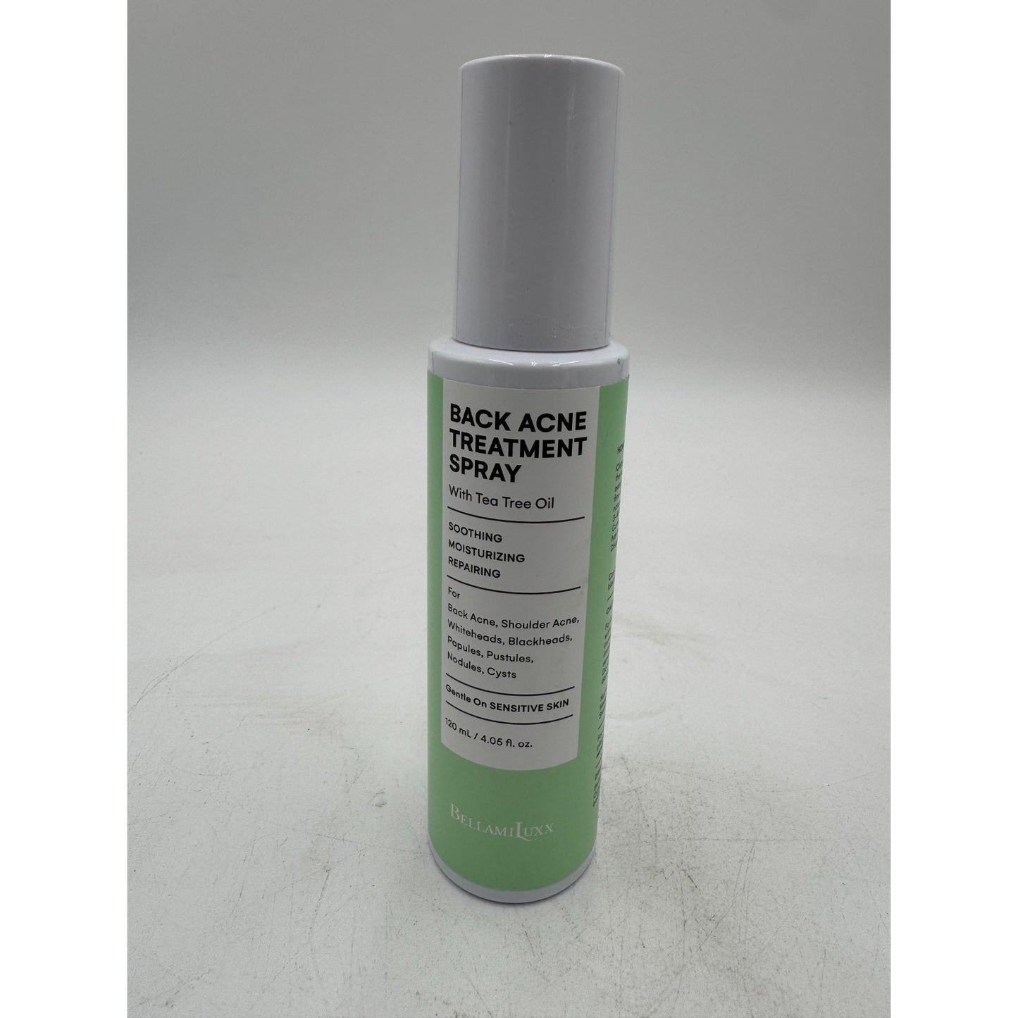 BellamiLuxx Back Acne Treatment Spray 2% Salicylic Acid & Tea Tree Oil (120ml)