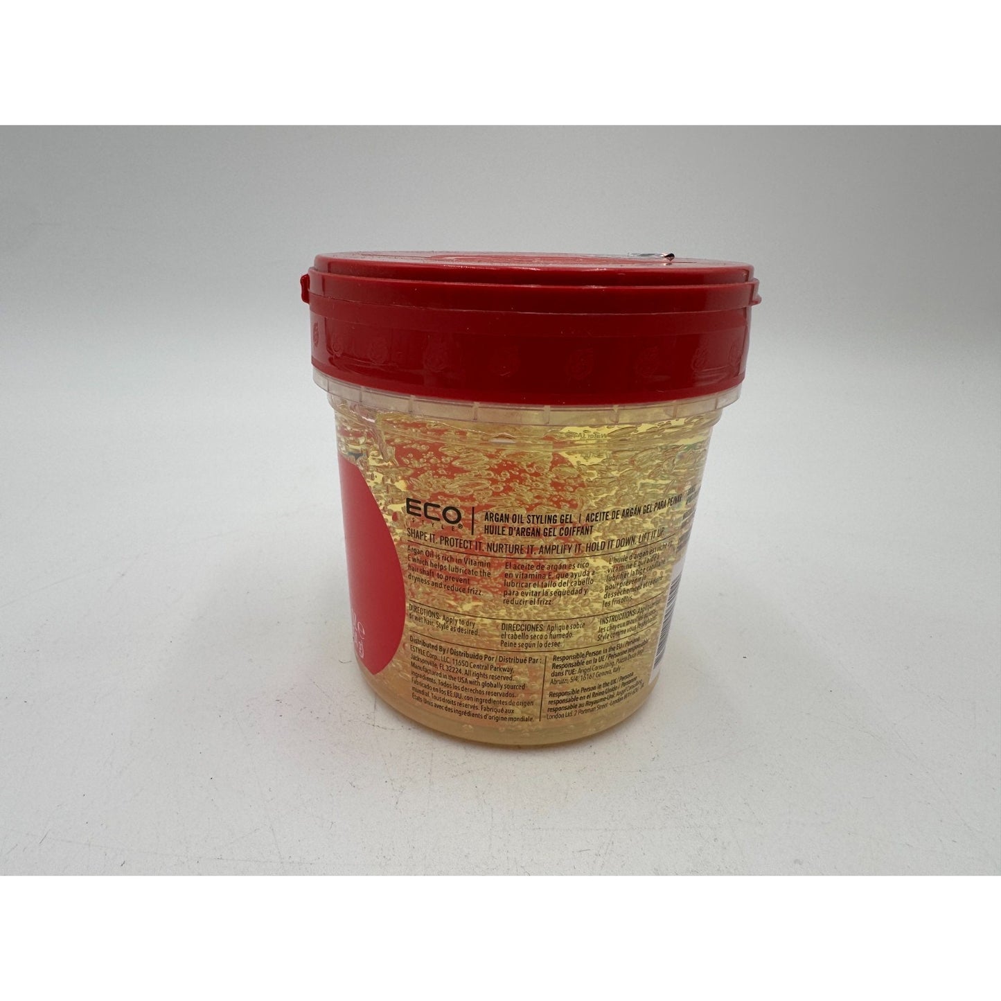 Eco Style Argan Oil Max Hold Professional Styling Gel For Hair Moisturizing 16oz