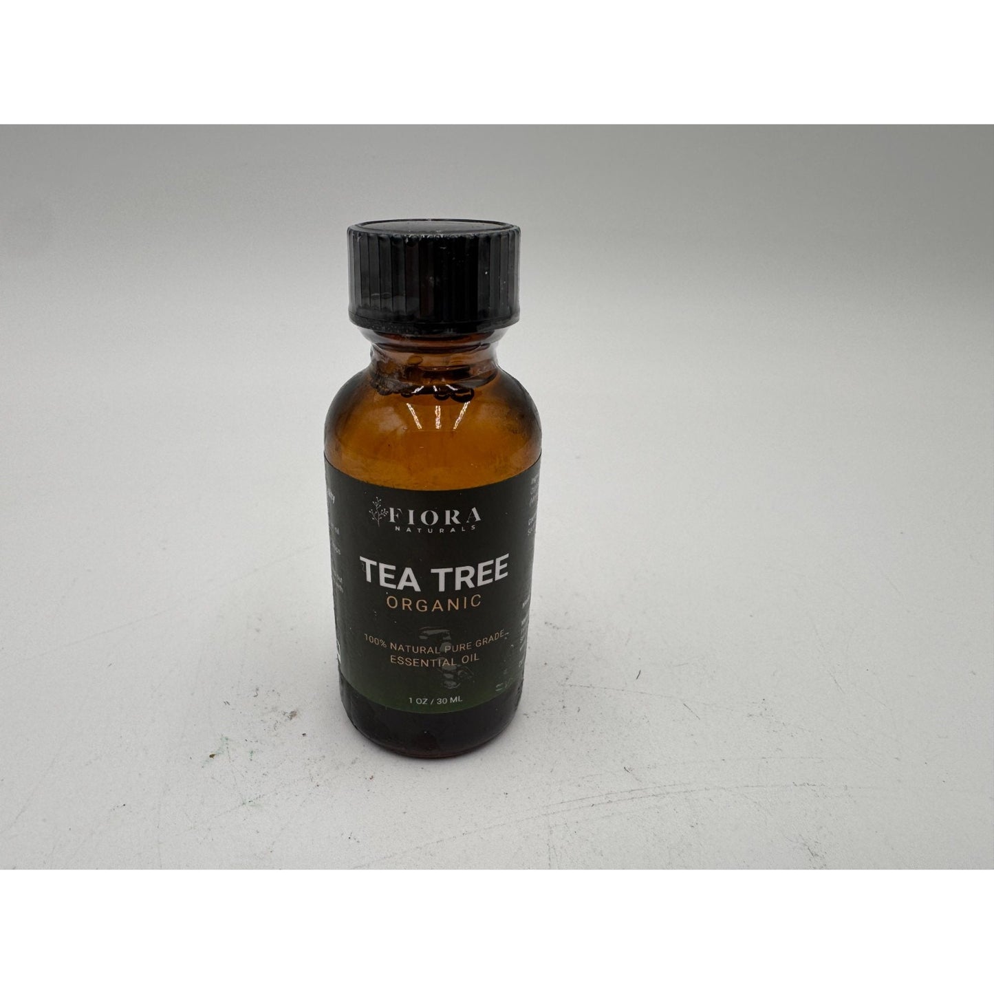 Fiora Naturals 100% Pure Organic Tea Tree Essential Oil for Skin & Hair 1 Fl Oz