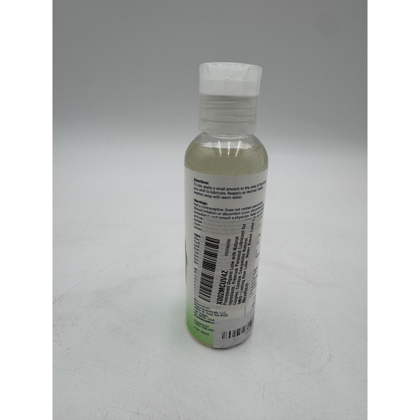 Promescent Organic Aloe Lubricant Natural Feel Gentle for Sensitive Skin 4 fl oz