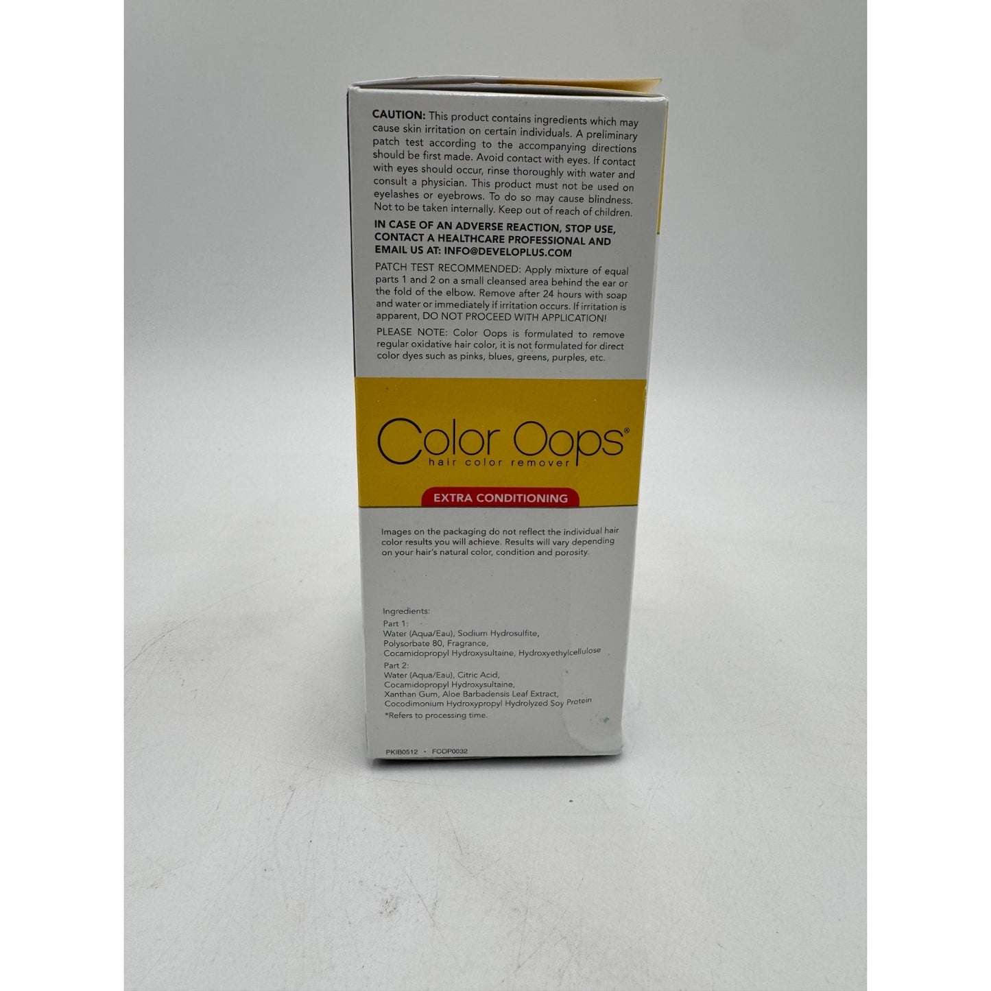 Color Oops Extra Conditioning Hair Color Remover Ammonia & Bleach Free Unisex