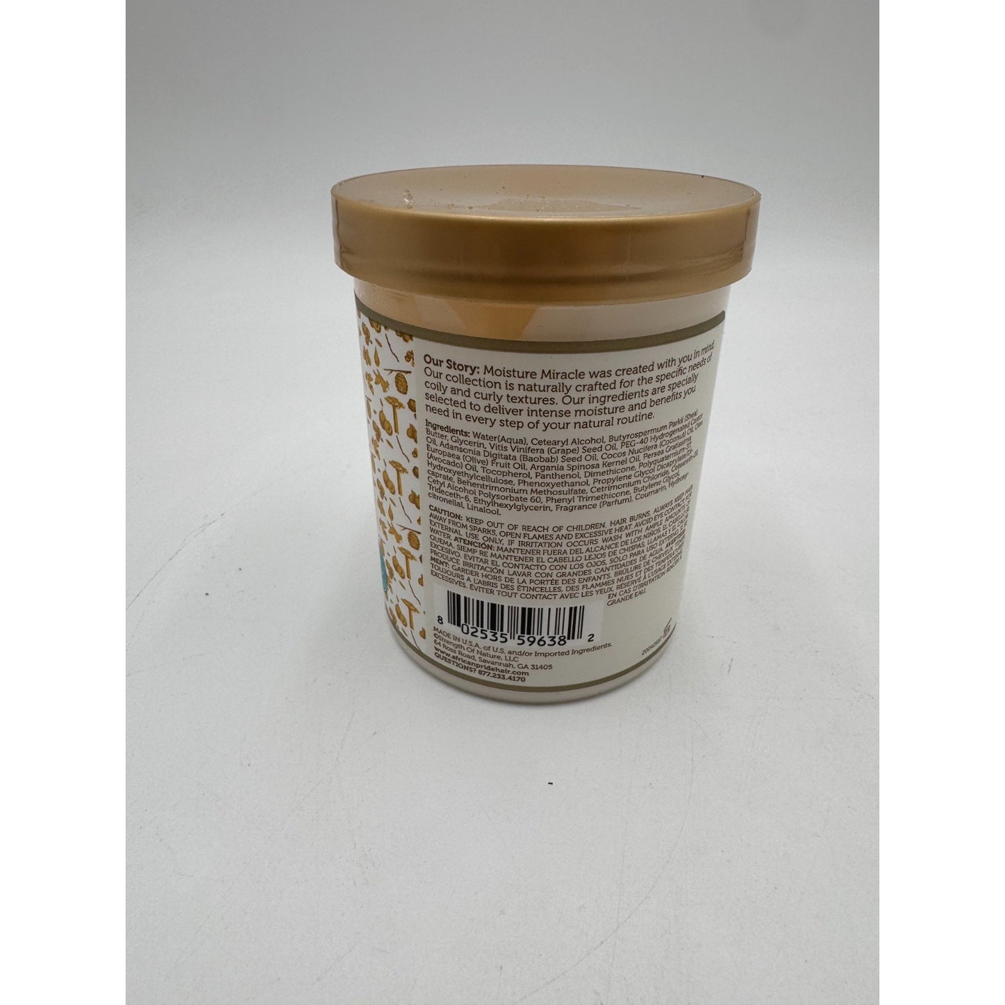 African Pride Moisture Miracle Coconut & Baobab Oil Leave-In Hair Cream (510g)