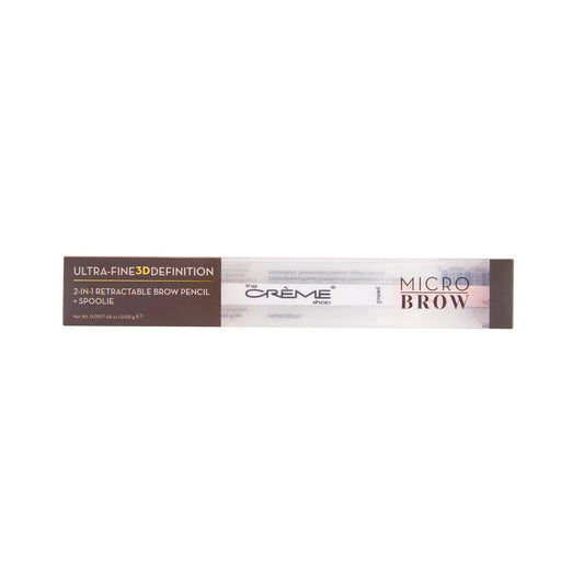The Creme Shop 2-in-1 Retractable Micro Brow Pencil & Spooley Cruelty Free 0.05g
