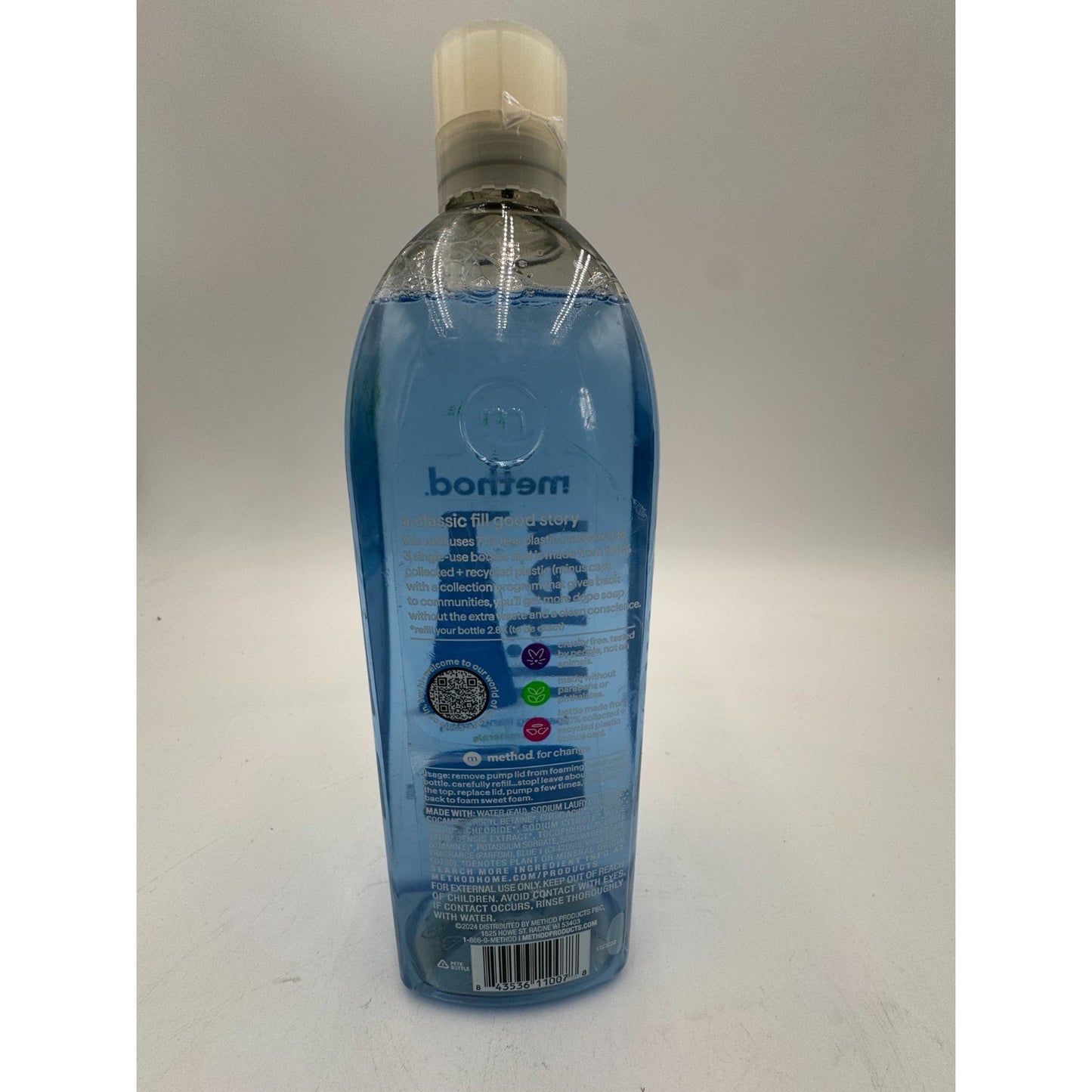 Method Sea Minerals Foaming Hand Wash Refill Bottle Cruelty Free - 28 Fl Oz