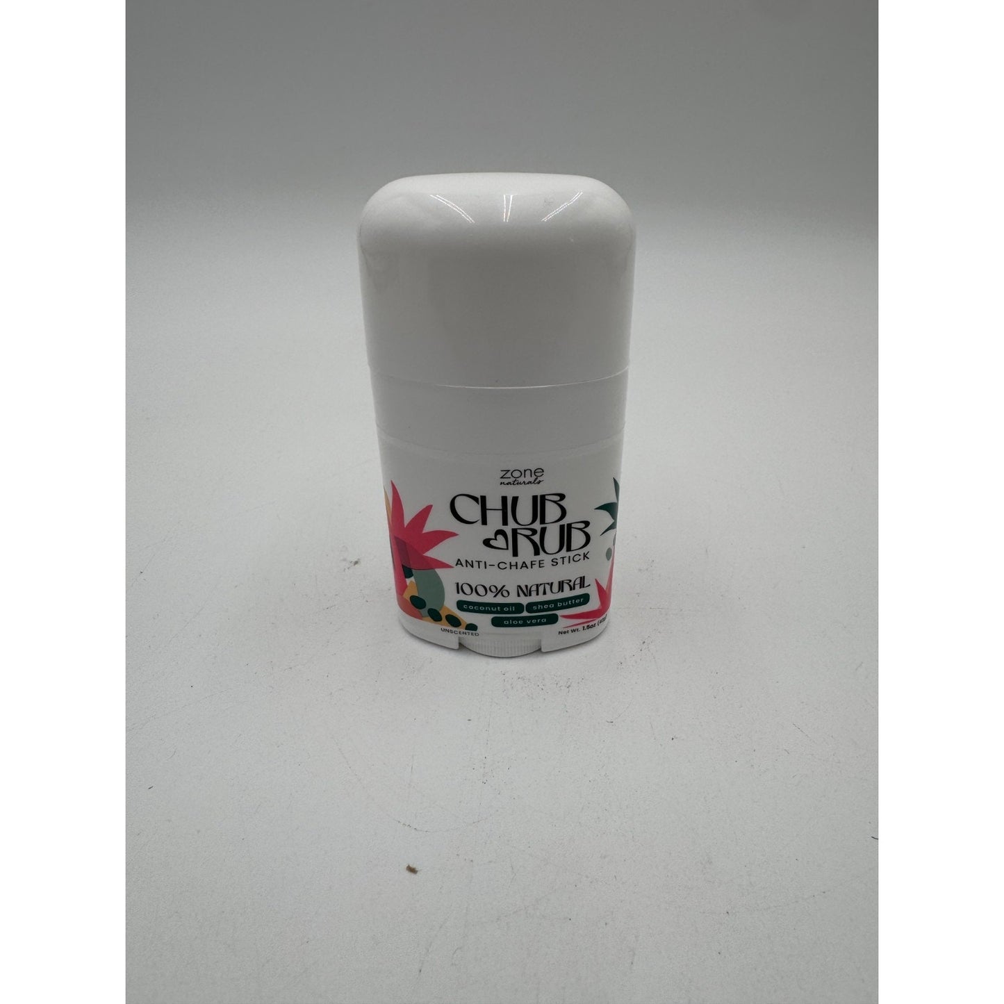 Zone Naturals Chub Rub Anti-Chafe Stick 100% Natural Friction Defense Unscented