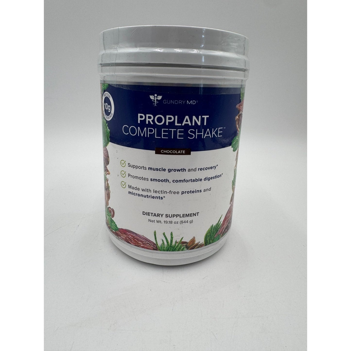 Gundry MD Pro Plant Complete Shake Chocolate Plant Protein Blend (20 Servings)