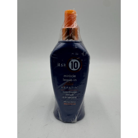 It's a 10 Miracle Leave-In Plus Keratin Heat Protection 10 Fl Oz Each (2-Pack)