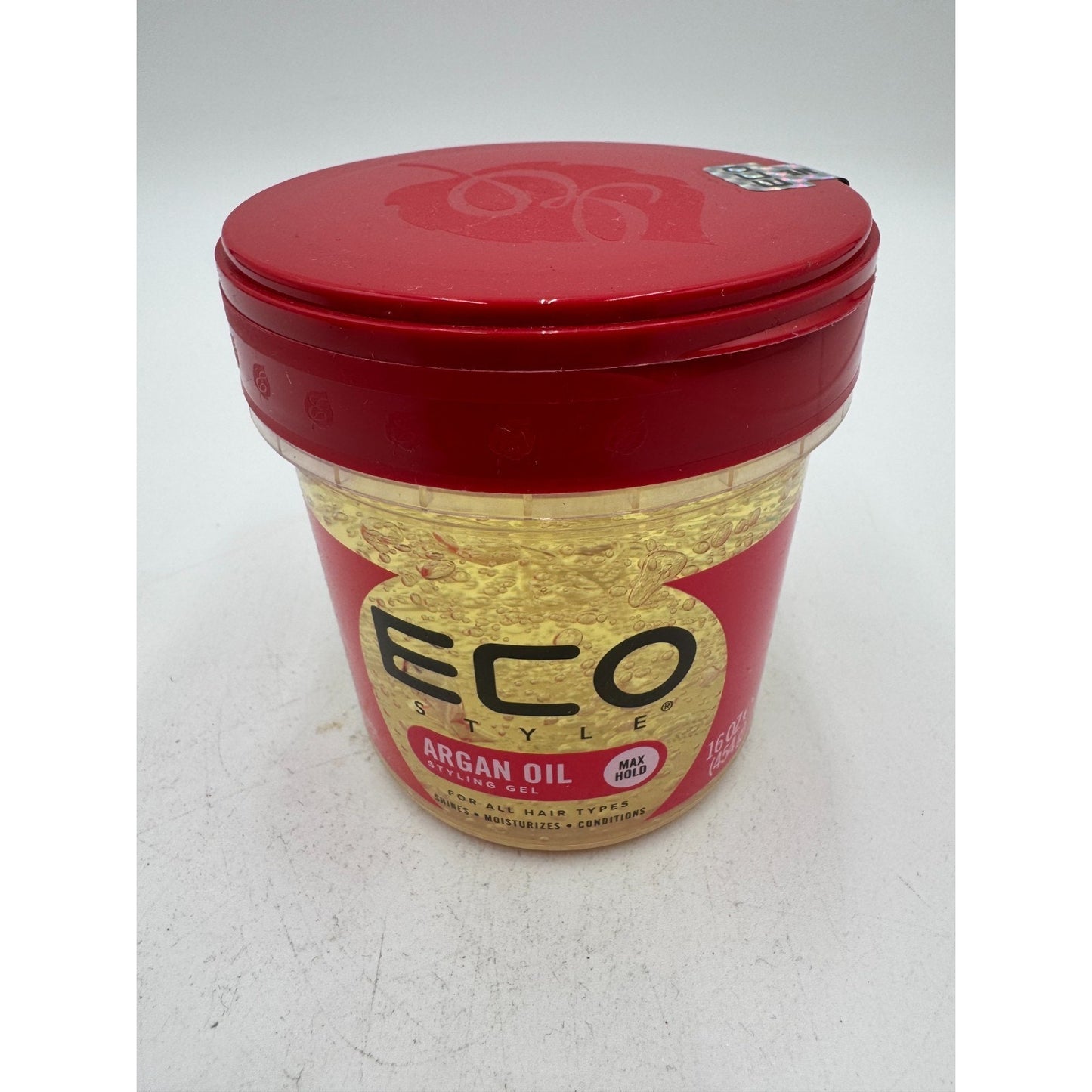 Eco Style Argan Oil Max Hold Professional Styling Gel for All Hair Types- 16 oz