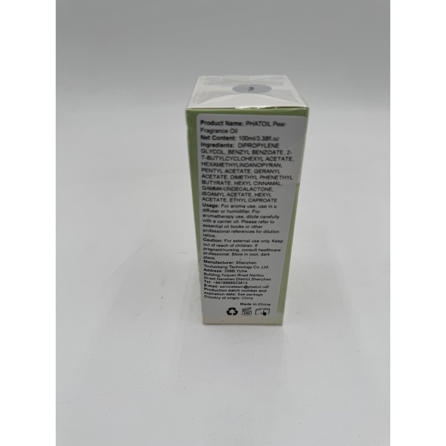 Phatoil Pear Fragrance Oil Long-Lasting for Aromatherapy & Essential Oil 3.38 Oz