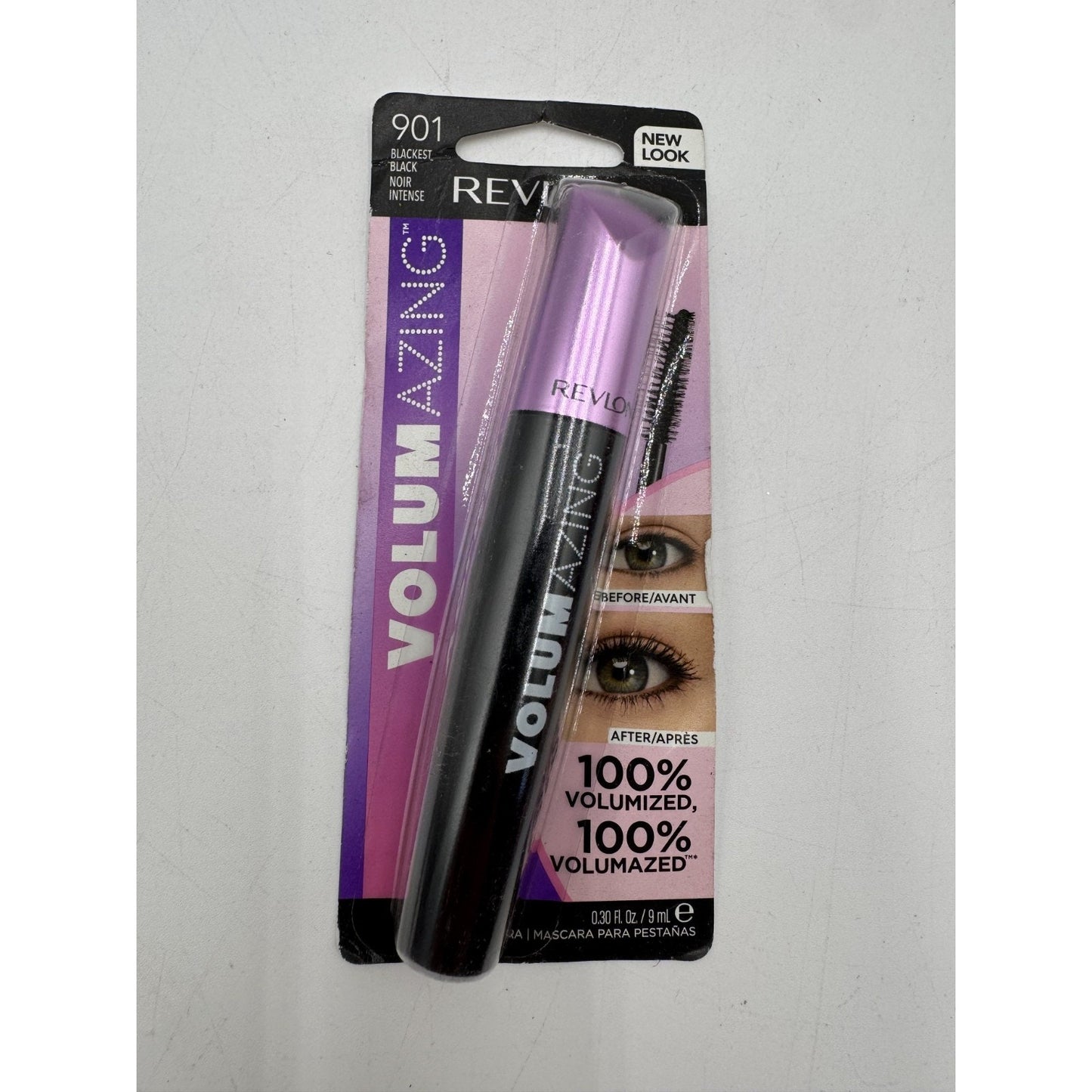 Revlon Volumazing Mascara 901 Blackest Black Non-Waterproof Smudge Proof 0.30 Oz
