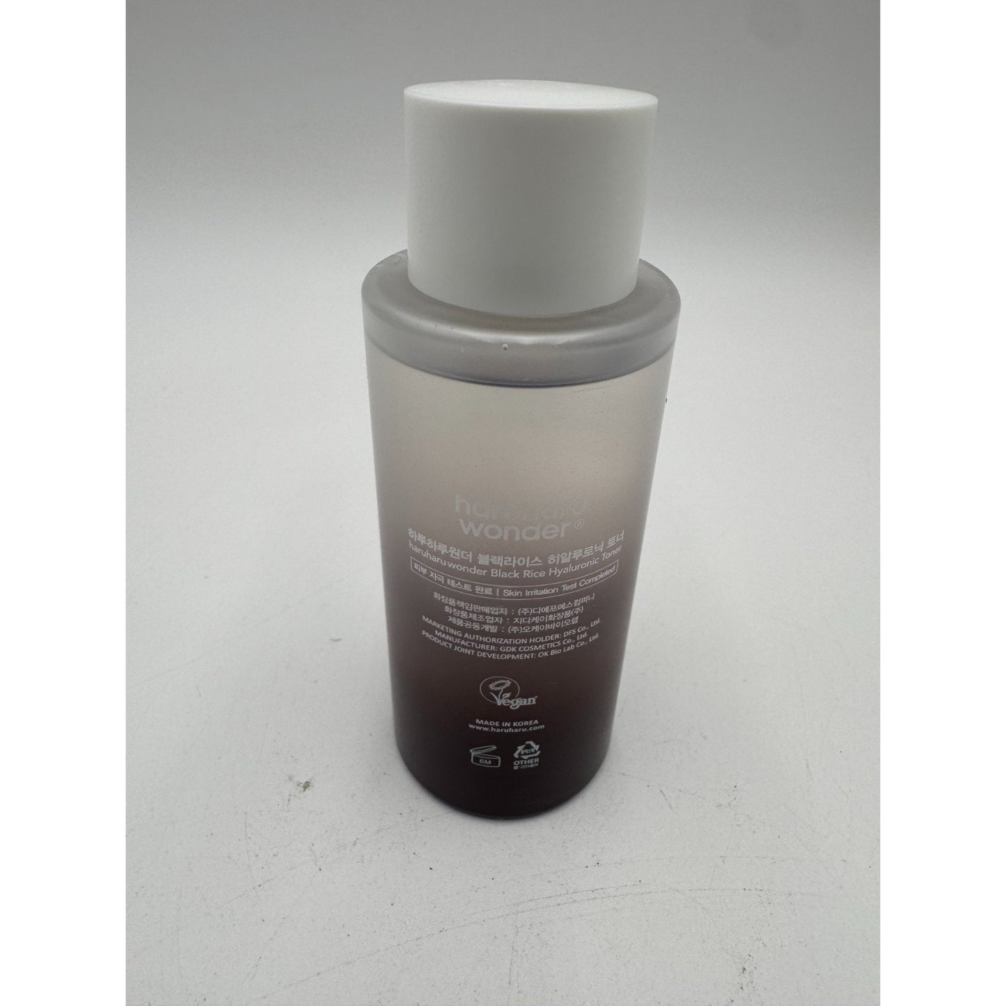 Haruharu Wonder Black Rice Hyaluronic Toner First Essence Face Moisturizer 150ml