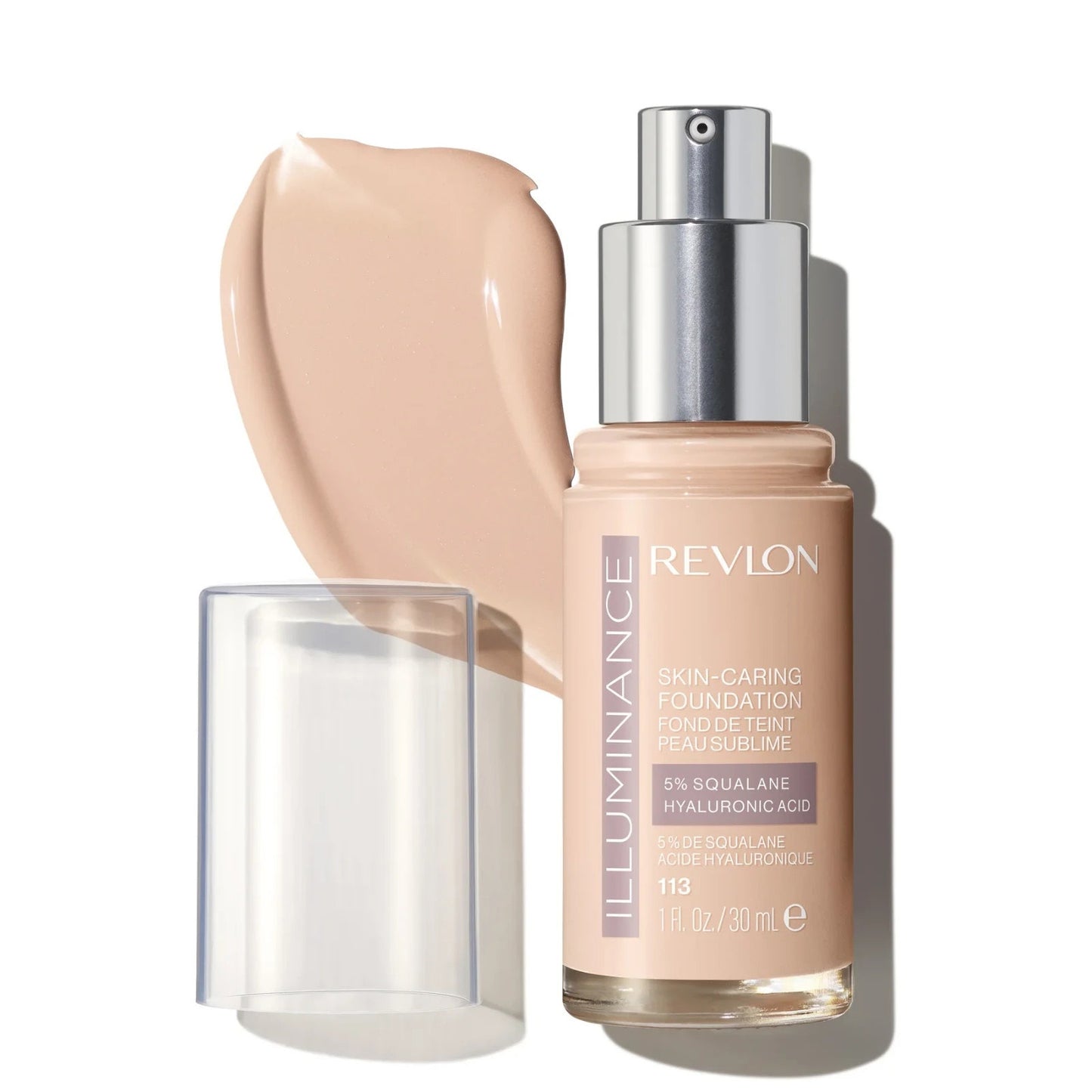 Revlon Illuminance Skin-Caring Foundation 113 Ivory Beige Hydrating (1 fl oz)