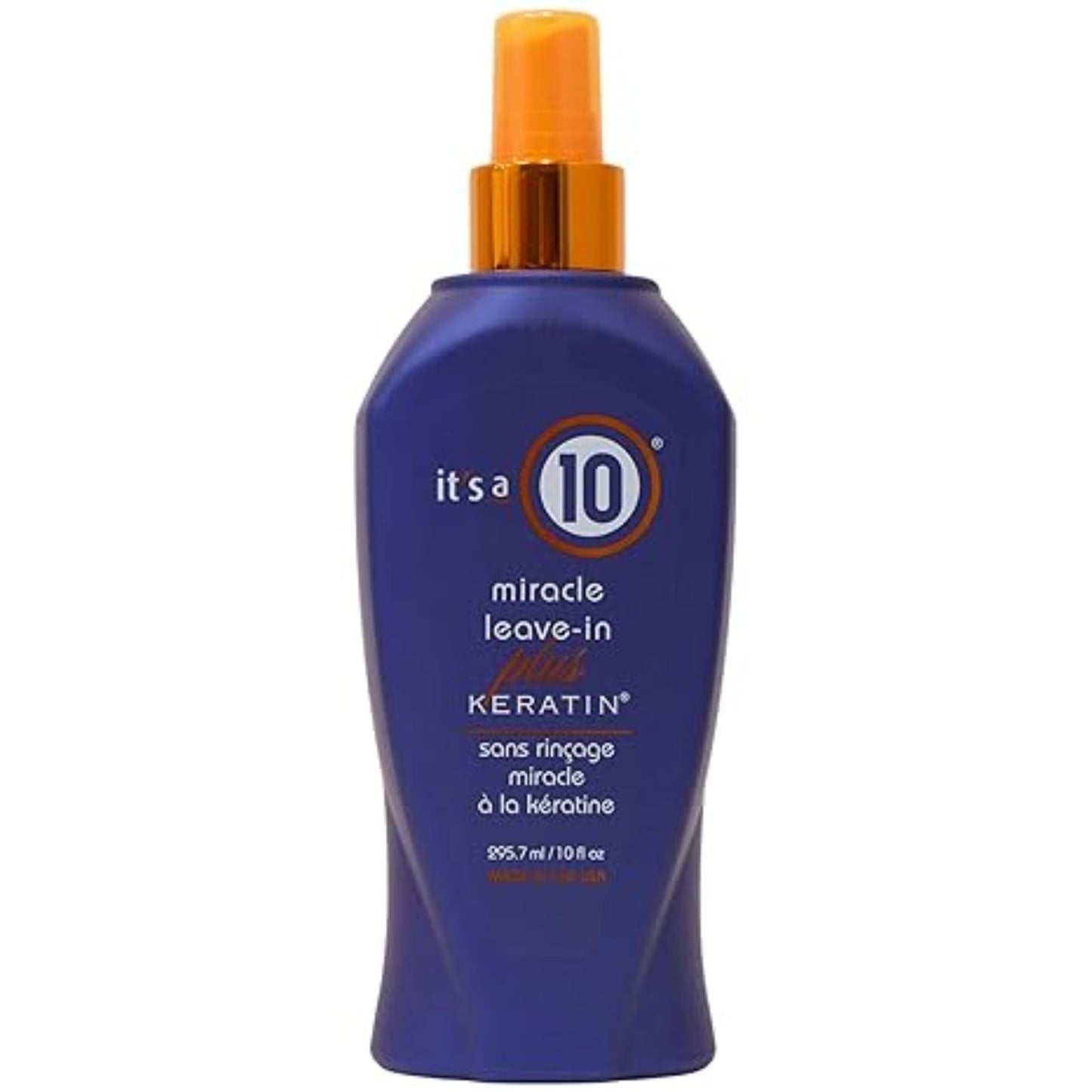 It's a 10 Miracle Leave-In Plus Keratin Heat Protection for All Hair Types 10 Oz