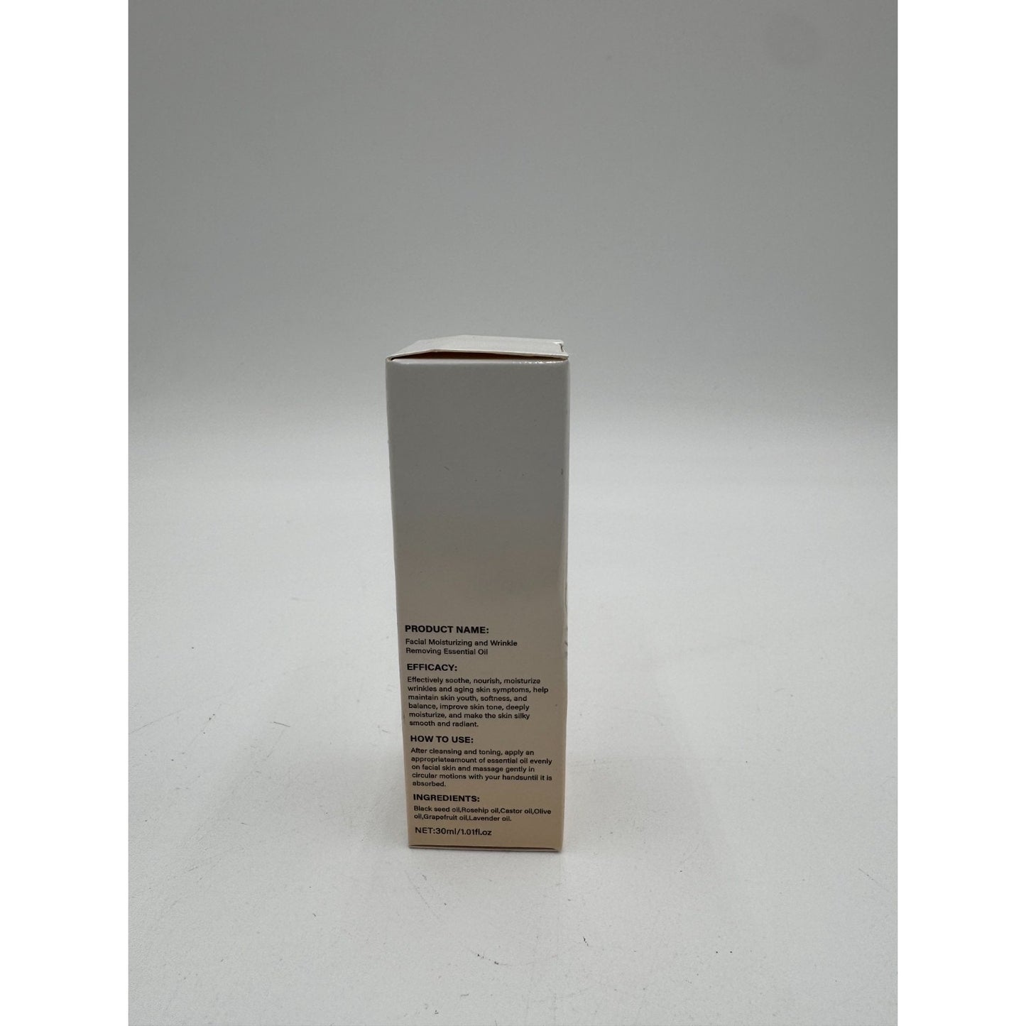 Facial Moisturizing & Wrinkle Removing Fortifying Oil for All Skin Types 1.01 Oz