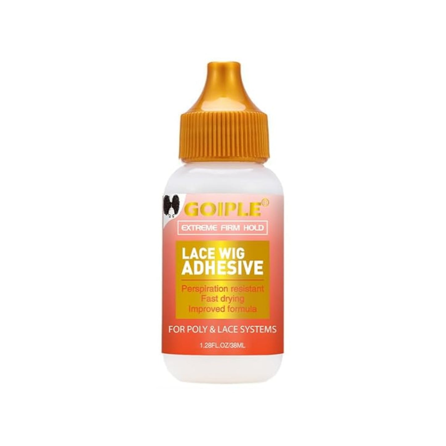 Goiple Extreme Firm Hold Lace Wig Adhesive Fast-Drying Improved Formula 1.28 oz