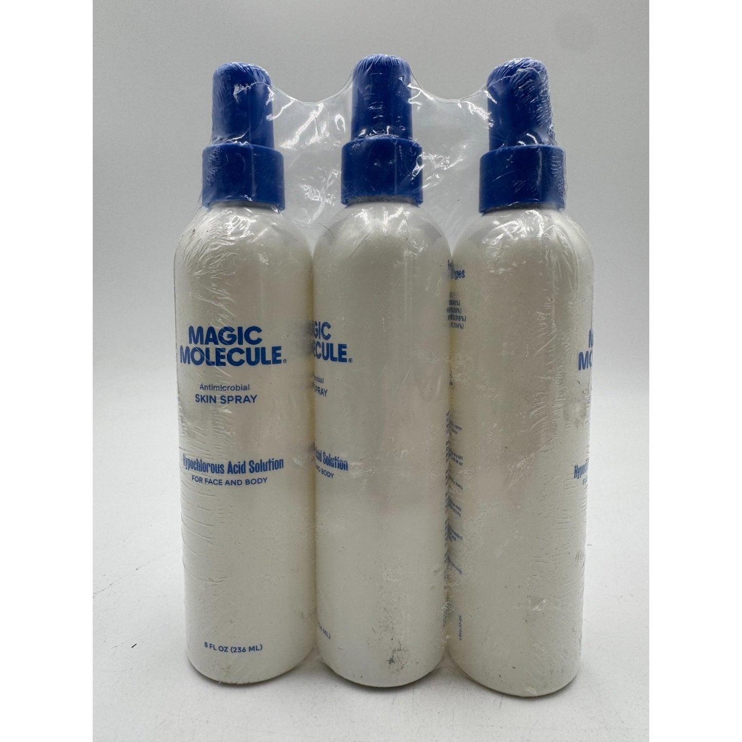 Magic Molecule Hypochlorous Acid Spray for All Skin Types 8 Fl Oz Each (3-Pack)