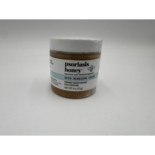 Psoriasis Honey Skin-Renewing Cream Salicylic Acid Honest Moisturizing 4 Fl Oz