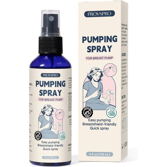 Provspro Pumping Spray for Breast Pump for Reduce Friction Soft & Smooth 4 Fl Oz