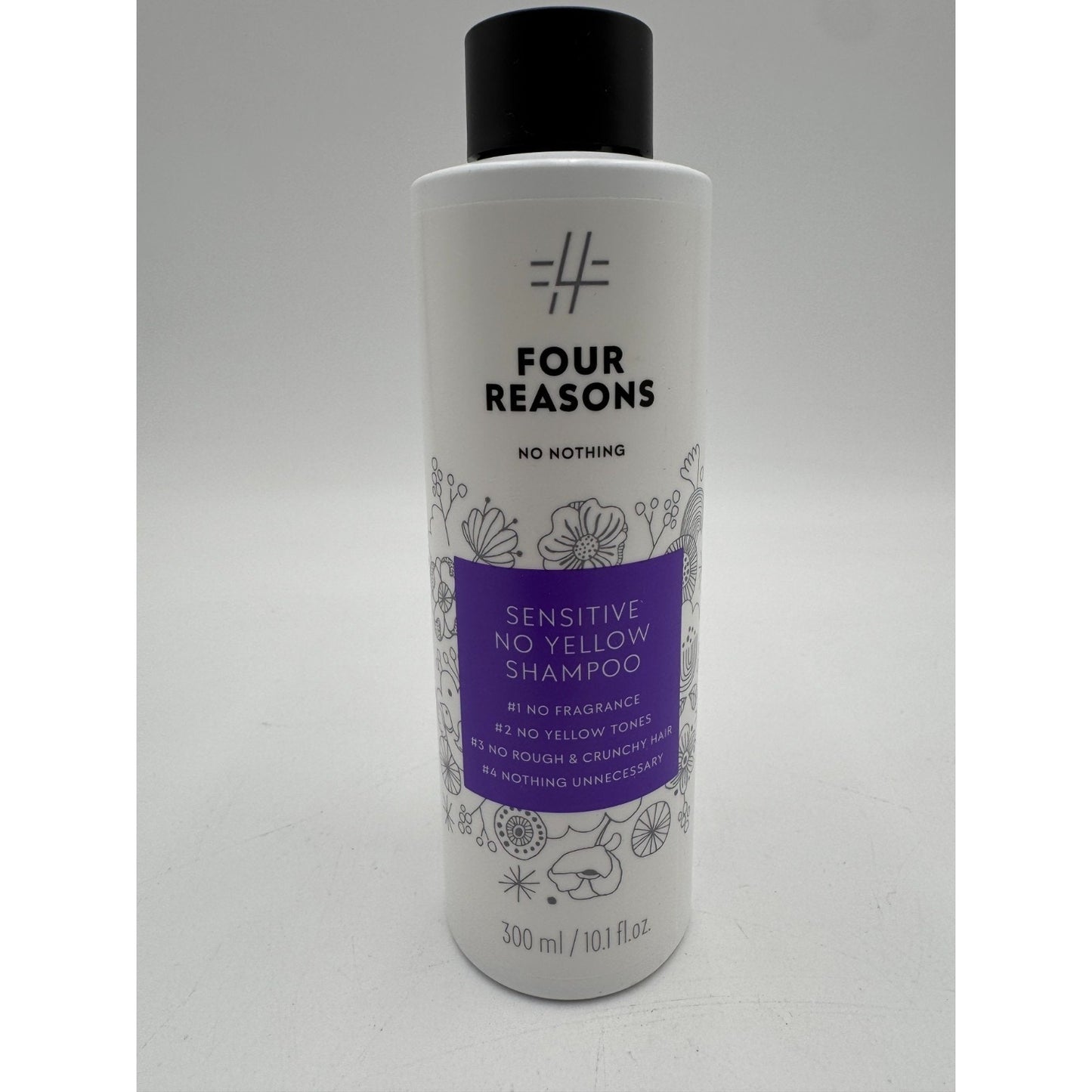 No Nothing Four Reasons Sensitive No Yellow Shampoo 10.1 oz - Fragrance-Free