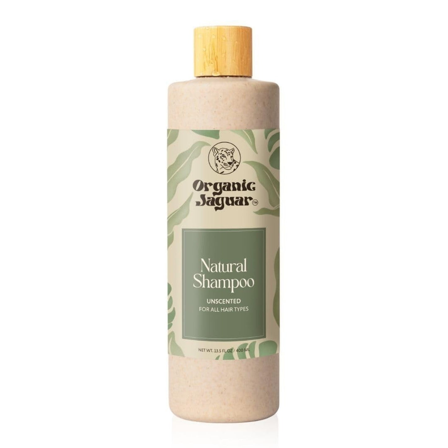 Organic Jaguar Natural Shampoo with Castor Oil Sulfate-Free Non-Toxic 13.5 fl oz