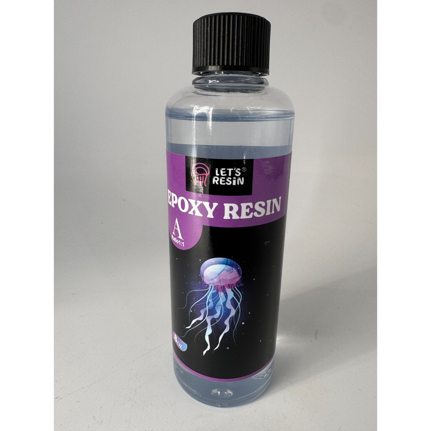 Let's Resin Part A Crystal Clear Epoxy Resin for Art Crafts, Jewelry Making 8 oz