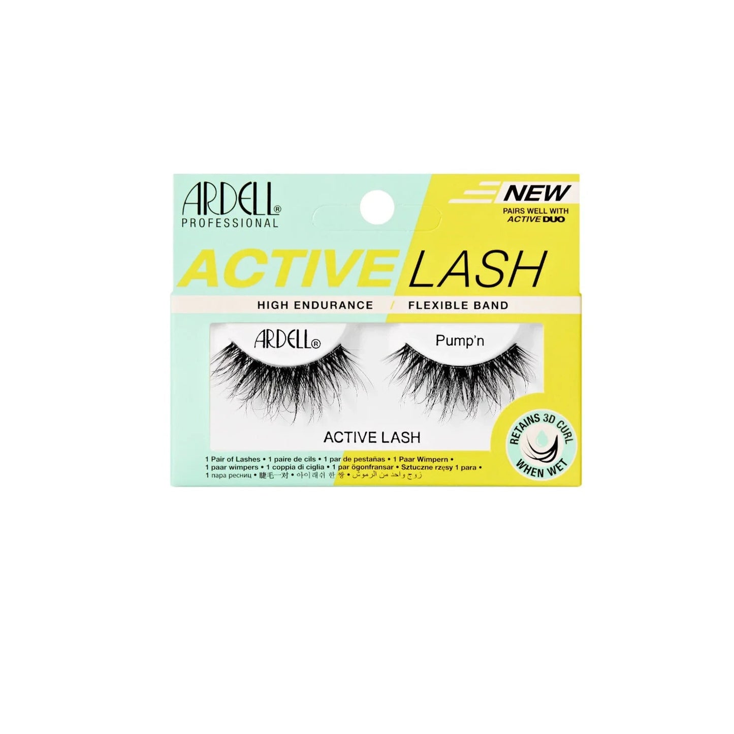 Ardell Active Lashes Pump'n Sweat-Resistant Reusable Strip for Active Lifestyles