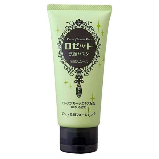 Rosette Cleansing Paste Sea Mud Smooth Foam Face Wash for All Skin Types - 120g