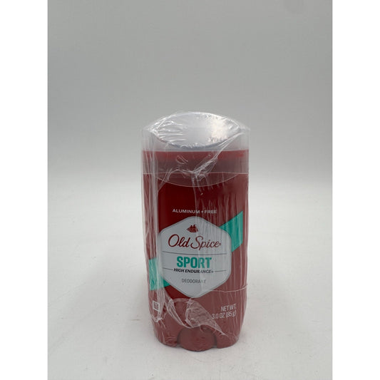 Old Spice Sport High Endurance Deodorant Aluminum-Free 3 Oz Each (Pack of 3)