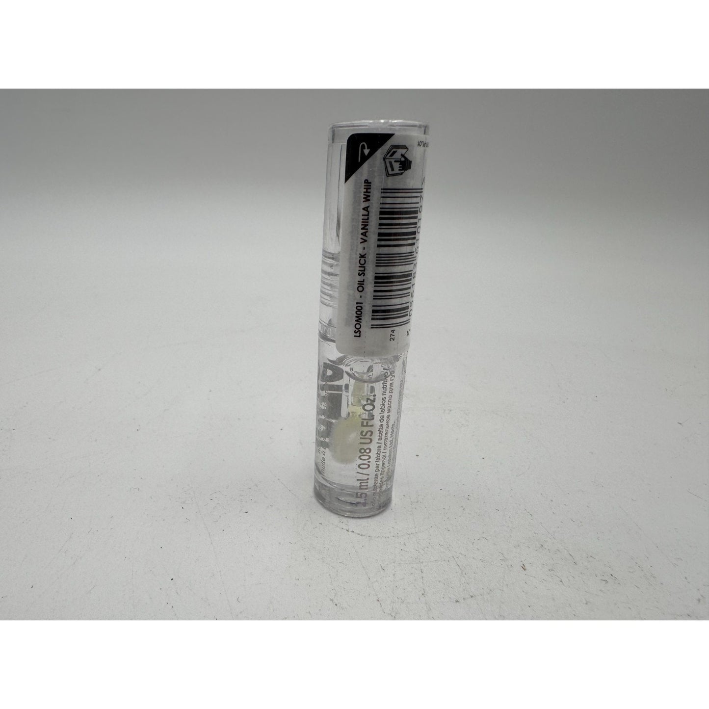 Lottie London Oil Slick Lip Gloss Vanilla Whip Nourishing Hydrating (0.08 fl oz)