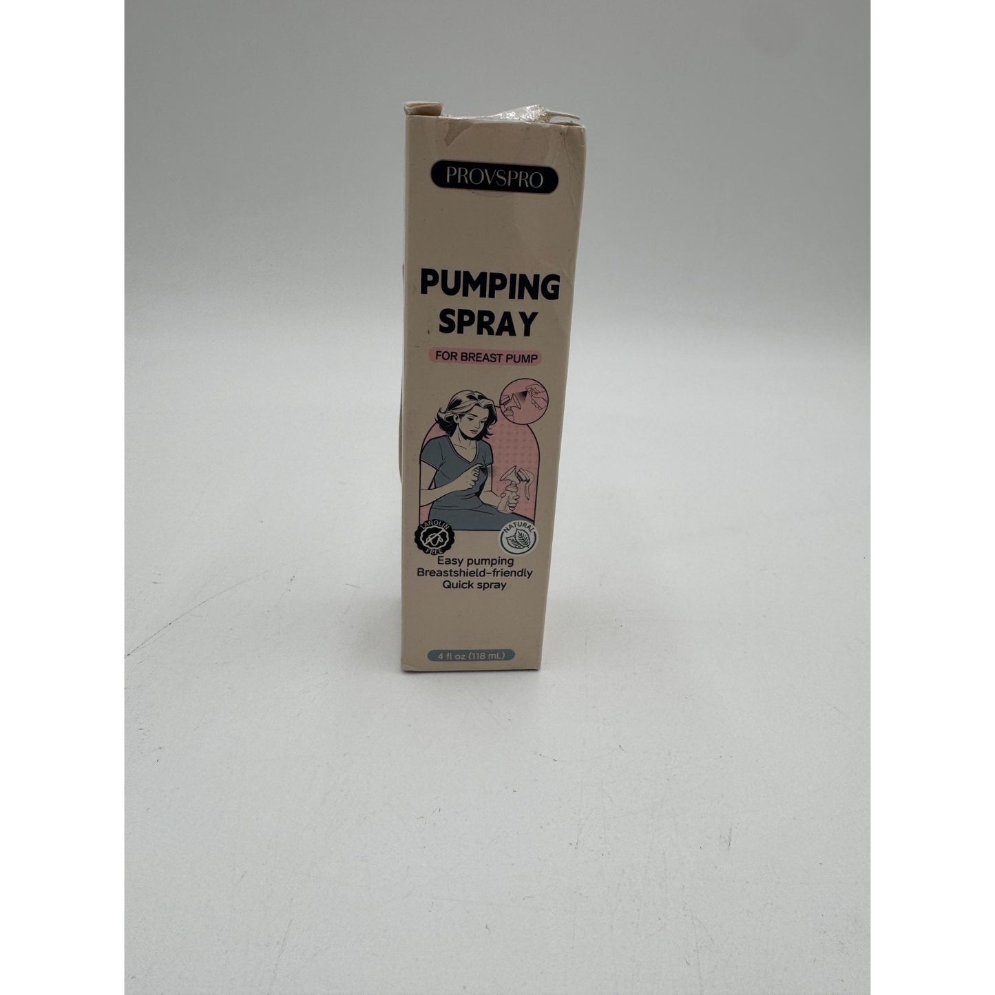 Provspro Pumping Spray for Breast Pump for Reduce Friction Soft & Smooth 4 Fl Oz