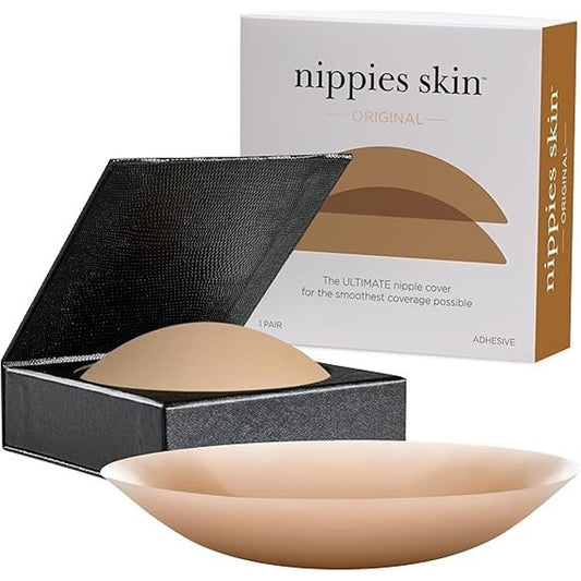 Bristols Six Nippies Skin Original Reusable Sticky Adhesive Nipple Covers 1 Pair