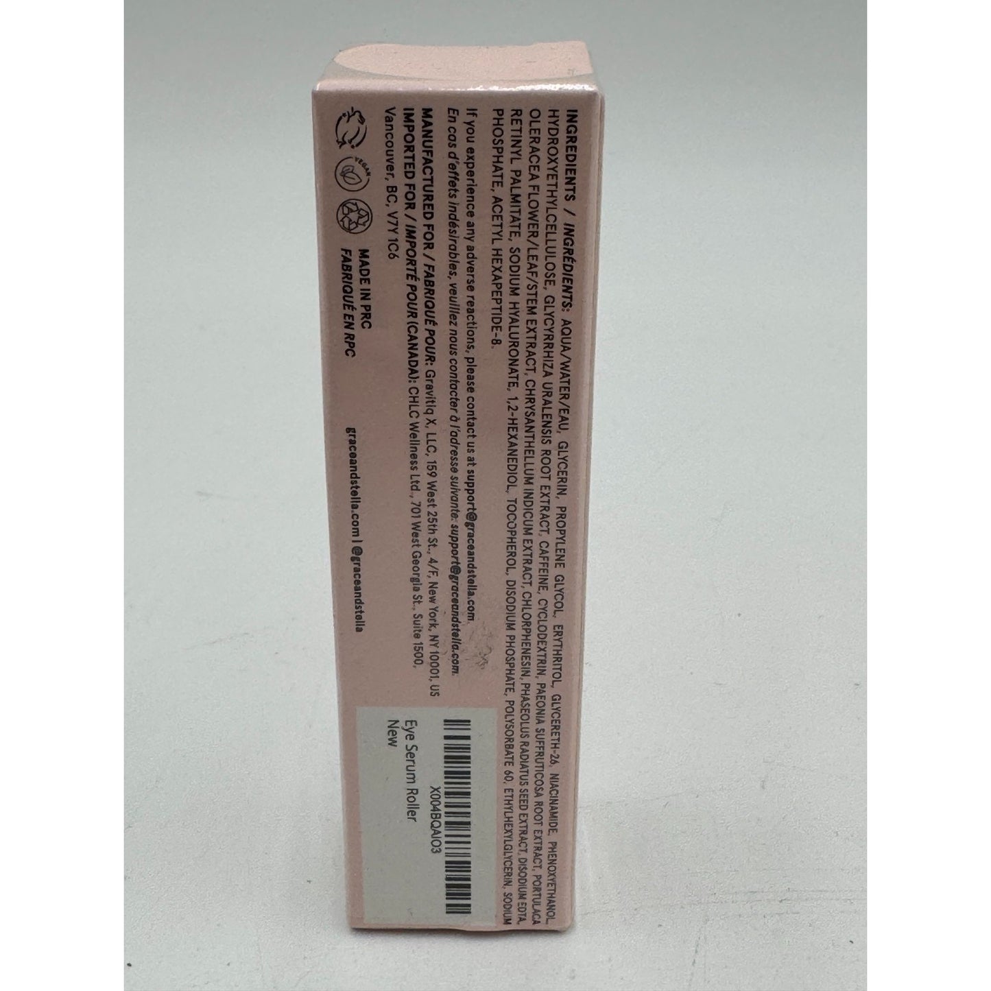 grace & stella Dew It All De-Puffing Eye Elixir Serum Roller 0.51oz Puffiness