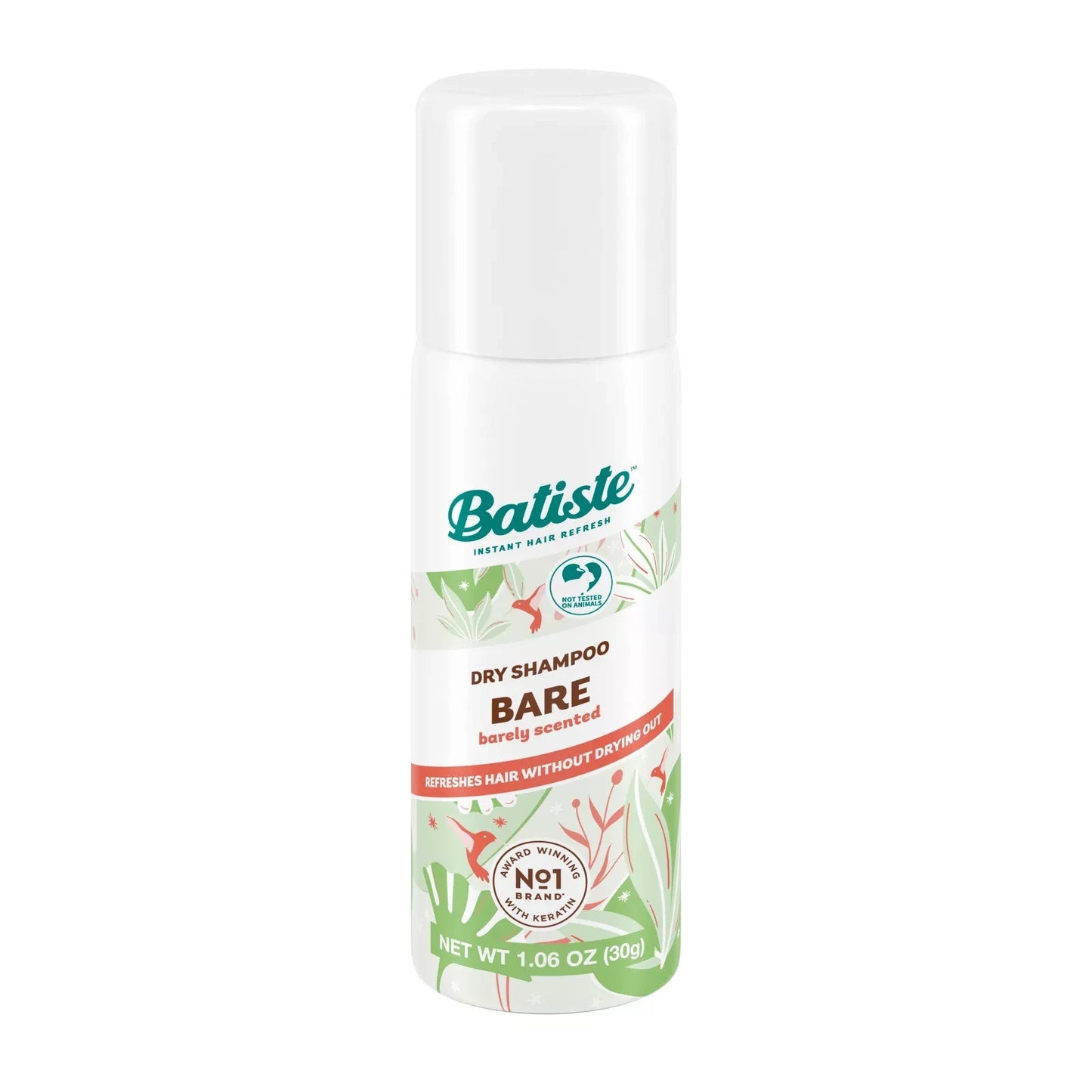 Batiste Dry Shampoo Spray Bare Scented Oil Control Texturizing Volumizing 1.06Oz