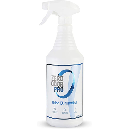 Zero Odor Pro Commercial Strength Odor Eliminator Spray Unscented Non-Toxic 32Oz