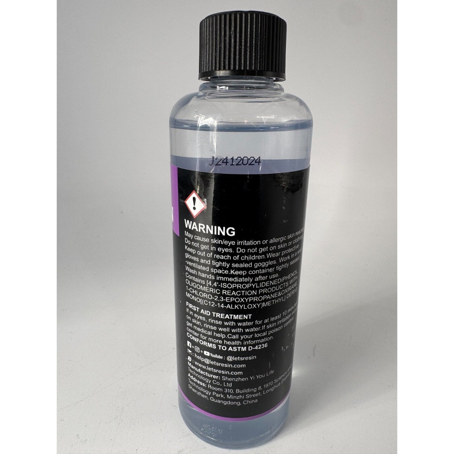 Let's Resin Part A Crystal Clear Epoxy Resin for Art Crafts, Jewelry Making 8 oz