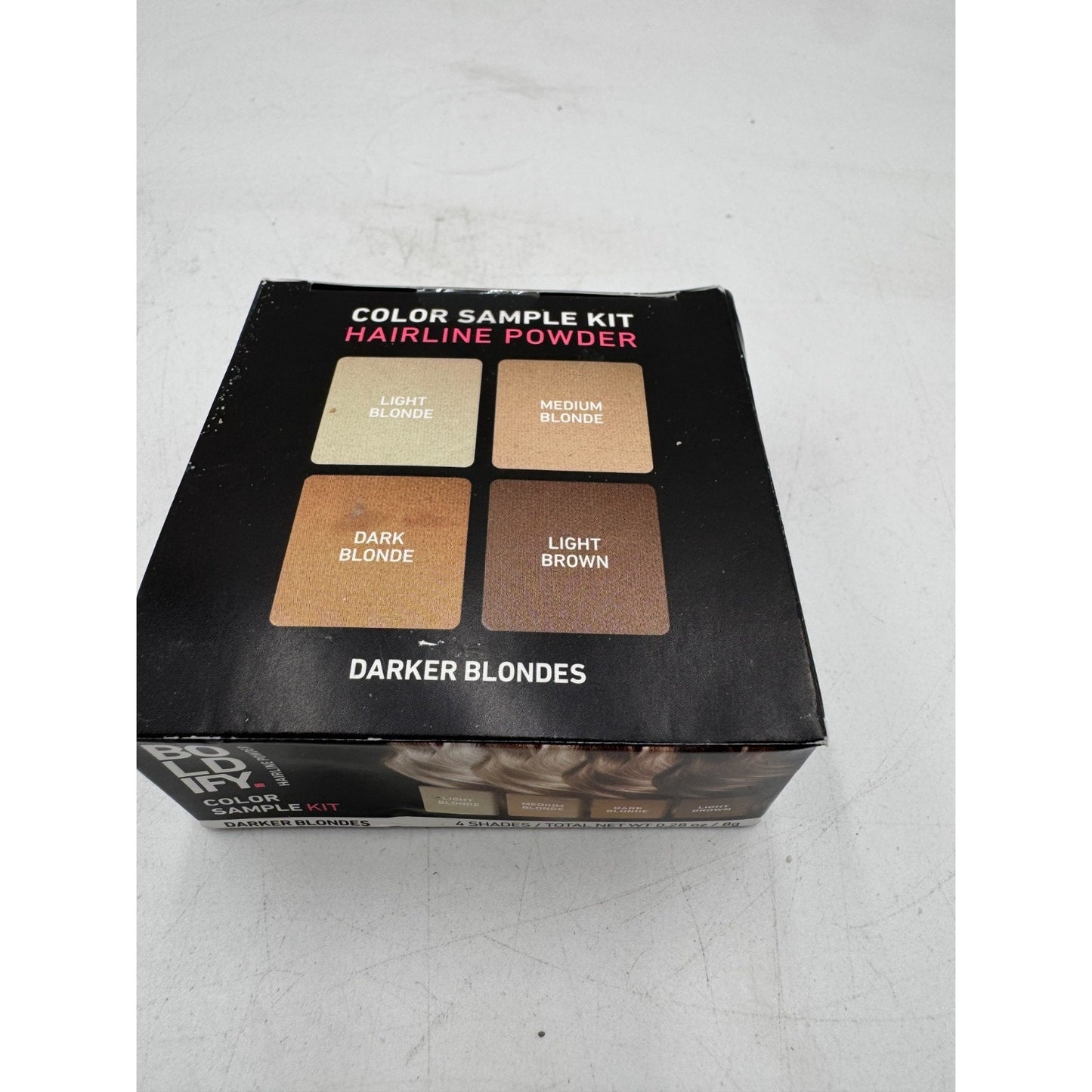 Boldify Hairline Powder Color Darker Blondes 4 Shades Root Touch Up Stain-Proof