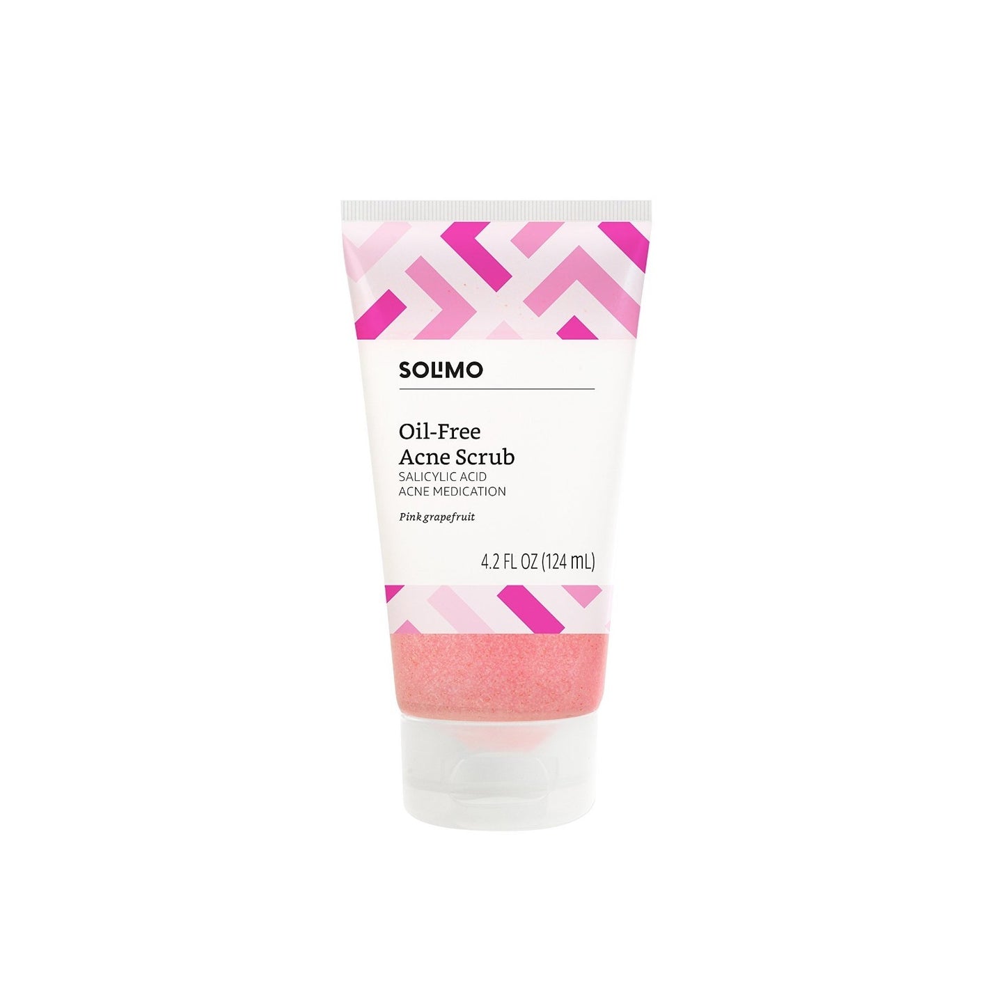 Solimo Oil-Free Acne Facial Scrub Pink Grapefruit with Salicylic Acid 4.2 Fl Oz