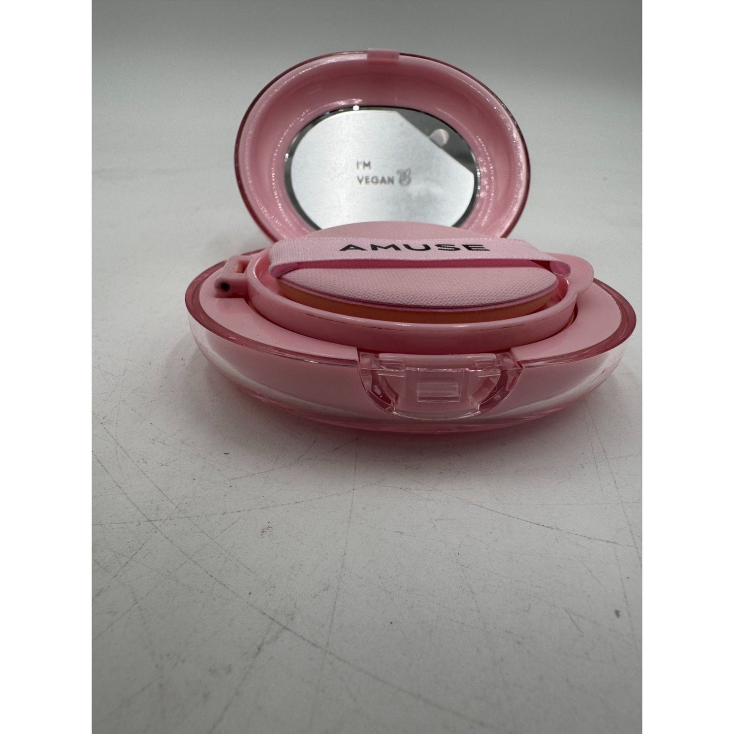 Amuse Dew Power Vegan Cushion Korean Foundation 04 Tan SPF 50+ PA+++ Shade (15g)