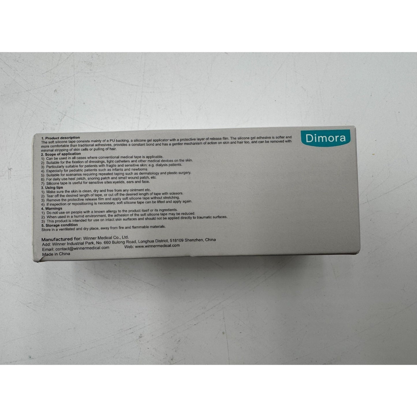 Dimora Silicone Scar Tape Waterproof Repeatable Paste 1.57" x 59" - 3 Rolls Pack